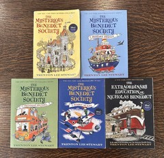 Lot of 5 Mysterious Benedict Society incl. Education of Nicholas Benedict