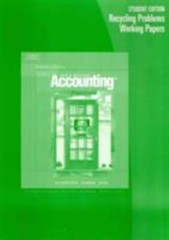 Recycling Problem Working Papers for Gilbertson/Lehman/Ross’ Century 21 Accoun..