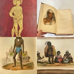 The Natural History Of Man, James Prichard, 3rd, 1848, Hand-coloured Plates