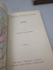 Carpenter’s Geographical Reader Asia 1897 & North America 1898 Antique
