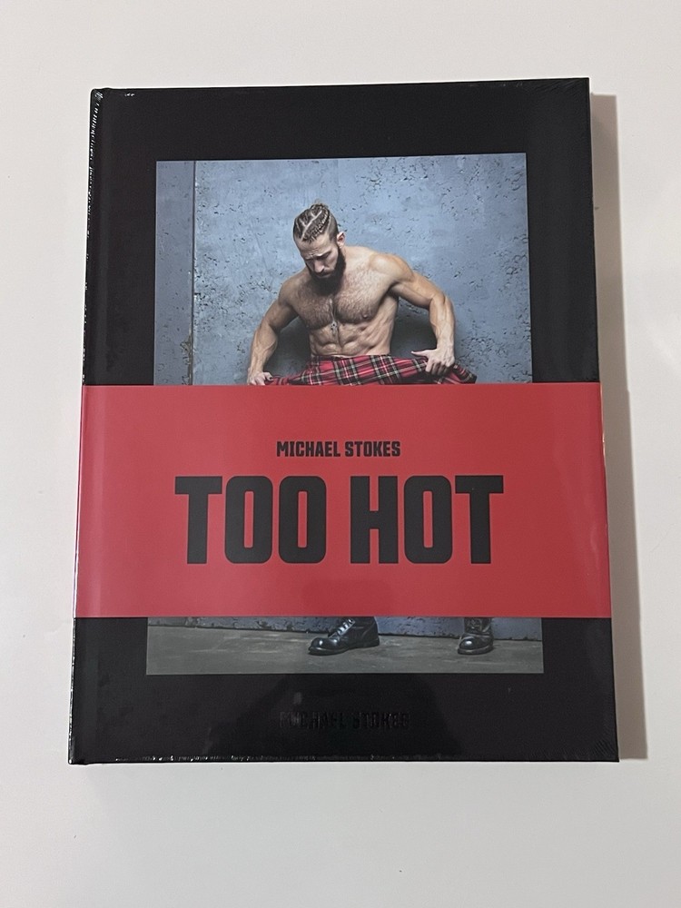 TOO HOT Michael Stokes, Rare Hardcover Photo Book, Gorgeous Muscular Male Models