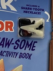 Hungry Shark Jaw-Some Activity Book With Plastic Shark Tooth Necklace 63 Pages