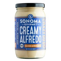 Creamy Alfredo Pasta Sauce 15.5 Oz (Case Of 6) By Sonoma Gourmet