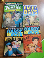 Lot of 4 Papercutz Hardy Boys Graphic Novels