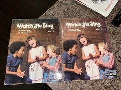 Watch Me Sing Vol 1 & 2 Janeen Brady 12 Action Songs ~ Songbooks ~ Brite Music