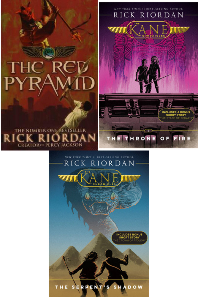 The Kane Chronicles Series All 3 Books in Hardcover