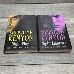 Night Play & Night Embrace Sherrilyn Kenyon Dark-Hunter Novel Piatkus HCDJ