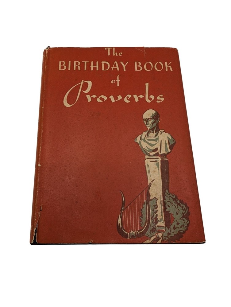 The Birthday Book of Proverbs David Mckay Company PA / Washington Square pocket4