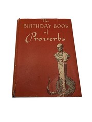 The Birthday Book of Proverbs David Mckay Company PA / Washington Square pocket4