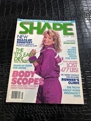 7/1987 Joe Weider’s SHAPE magazine DEIDRE HALL Paulina Porizkova Swimsuits