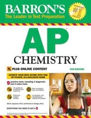 Barron’s AP Chemistry, 9th Edition: With Bonus Online Tests – Paperback – GOOD