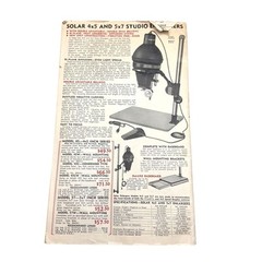 Burke & James Inc Catalog No. 640J Photographic Memorabilia Brochure Chicago USA