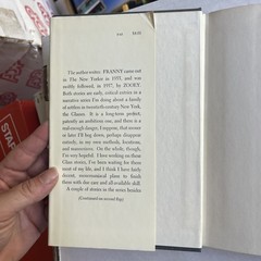 Franny and Zooey, J D Salinger 1961 1st edition, 6th printing HC/DJ