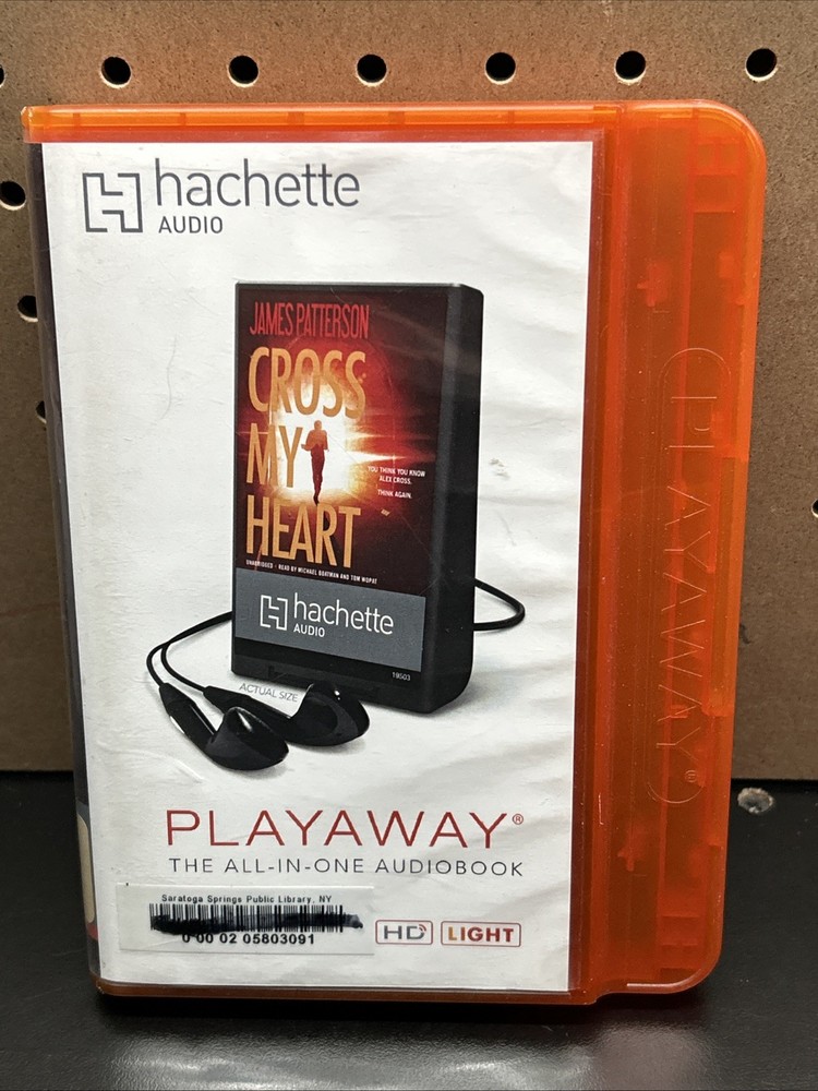 Cross My Heart James Patterson Digital Audio Player 2013 Excellent Condition