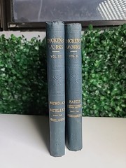 Charles Dickens Works Vintage Hardcover Book Set Lot of 13 Volumes Collier