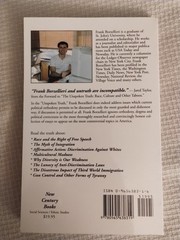 The Unspoken Truth: Race, Culture and Other Taboos by Frank Borzellieri