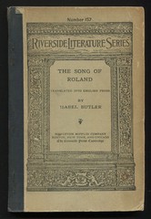 Isabel BUTLER / Song of Roland The Riverside Literature Series Number 157 1904
