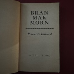Robert E. Howard – Bran Mak Morn – Dell First Printing 1969