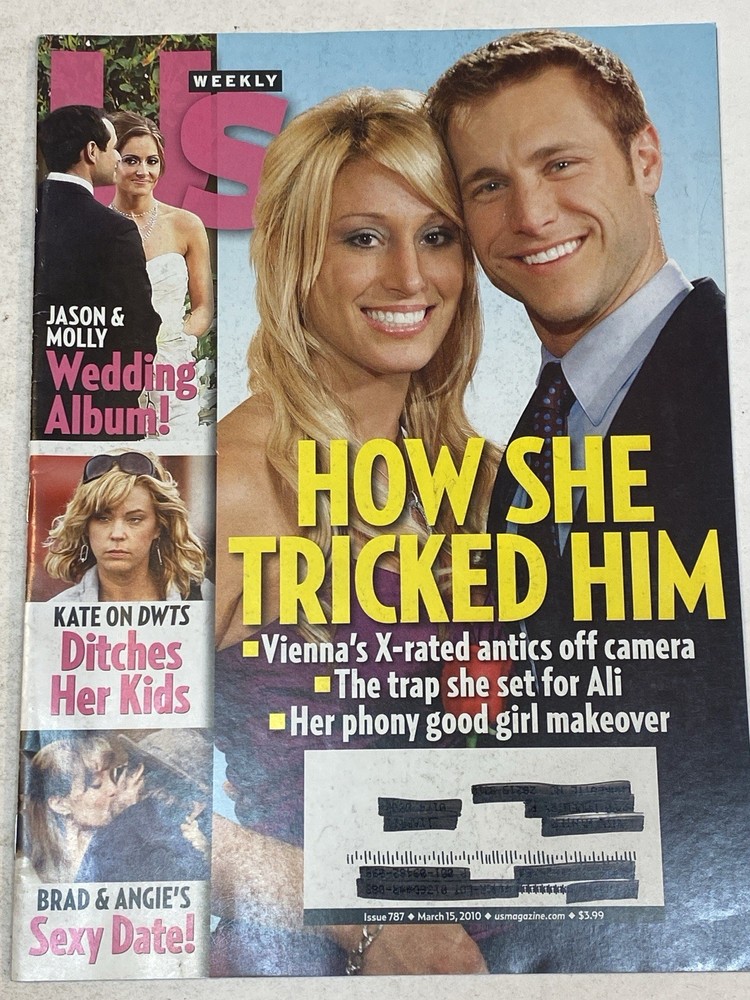 US Weekly Magazine Mar15 2010 The Bachelor Vienna Girardi Jake Pavelka Brad Pitt
