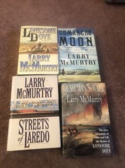 Lot of 4 McMurtry Lonesome Dove Hardcover Books COMPLETE SERIES All 1st Editions