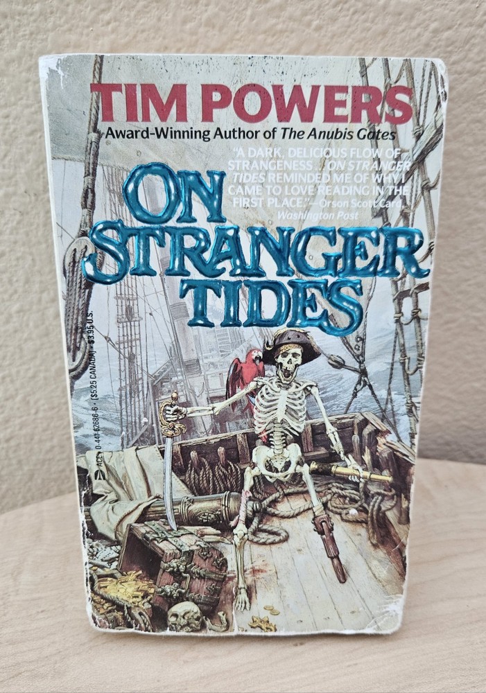 On Stranger Tides by Tim Powers 1988 First Mass Market Paperback Edition