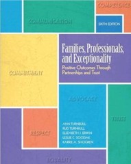 Families, Professionals, and Exceptionality: Positive Outcomes Through…