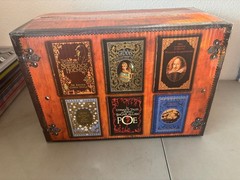 Barnes & Nobel’s Classic Collection Six 6 Leather Bound Book Set NEW SEALED Poe