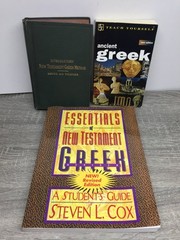 Essentials of New Testament Greek Learn Ancient Greek book lot of 3