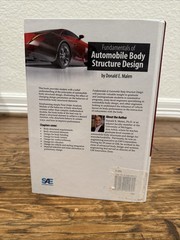 FUNDAMENTALS OF AUTOMOBILE BODY STRUCTURE DESIGN (R-394) By Donald E. Malen