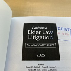 California Elder Law Litigation 2025 Edition CEB