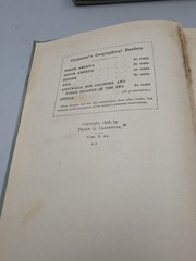 Carpenter’s Geographical Reader Asia 1897 & North America 1898 Antique
