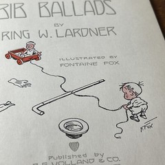 BIB BALLADS 1st Edition 1915 RING W. LARDNER CHICAGO USA P.F. VOLLAND HC