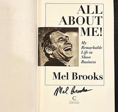 All About Me! Mel Brooks SIGNED Autographed First Edition 1st Print Hardcover DJ