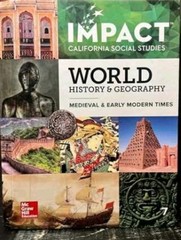 McGraw Hill Impact World HIstory and Geography Medieval and Early Times Grad…