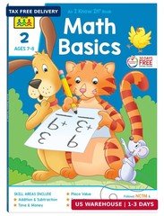 School Zone – Math Basics 2 Workbook – 64 Pages, Ages 7 to 8, 2nd Grade….