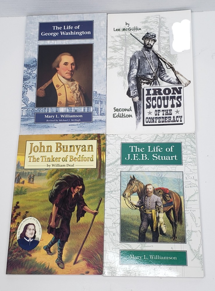 Lot of 4 Christian Liberty Press Books Grade Level 6
