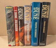 DUNE Six Book Lot 1st BCE plus 3 other first eds HC/DJ free S/H Frank Herbert