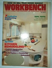 Workbench Magazine May 1992. 7 Exclusive Woodworking Projects, Kitchen How-to