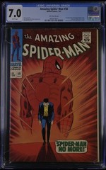 AMAZING SPIDERMAN #50 | 1967 | CGC 7.0 WHITE PAGES