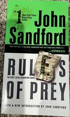 Like New Rules of Prey Lucas Davenport #1 Mesmerizing Thriller By Sandford John