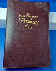 The Jack Van Impe Prophecy Bible Red Letter King James Limited Ed Gilt Pages