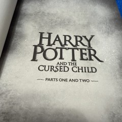 1st Edition Harry Potter and the Cursed Child By Jk Rowling Special Rehearsal Ed