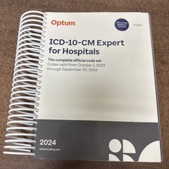 2024 ICD-10-CM Expert for Hospitals-Spiral – Spiral-bound By Optum Text Book