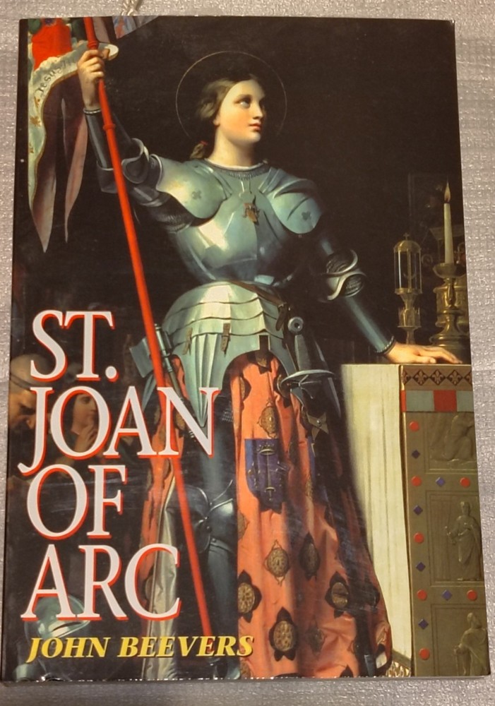 Saint Joan of Arc by John Beevers (1989) Bookmark And Prayercard Included!