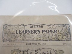 Little Learners Paper The Sixth Valentine & The Sugar Cookie Lady 1911 Antique