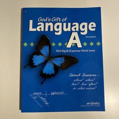 Abeka God’s Gift of Language A Work Text No Writing Cut Cover