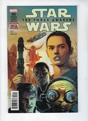 Star Wars: The Force Awakens # 3 Marvel Comics Adaptation (2016) NM New