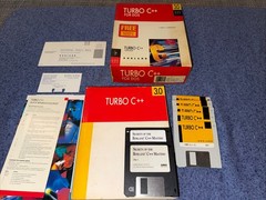 Turbo c++ 3.0 3.5 Discs, Manual, Boxed CIB