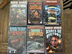 Lot of 6 David Weber Hardcover Book