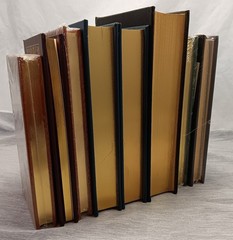 Lot/8 Classics of Medicine Library Leather-Bound Book Gryphon Decor Science #3